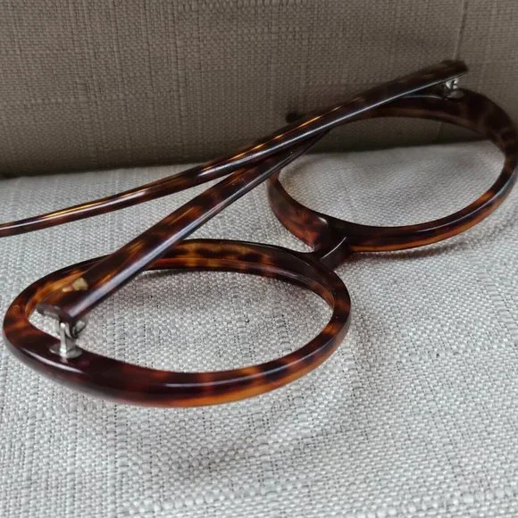 Liz Claiborne Women Eyeglasses Vintage Glasses Brown Tortoise LC. NO 22 140 - Picture 8 of 12